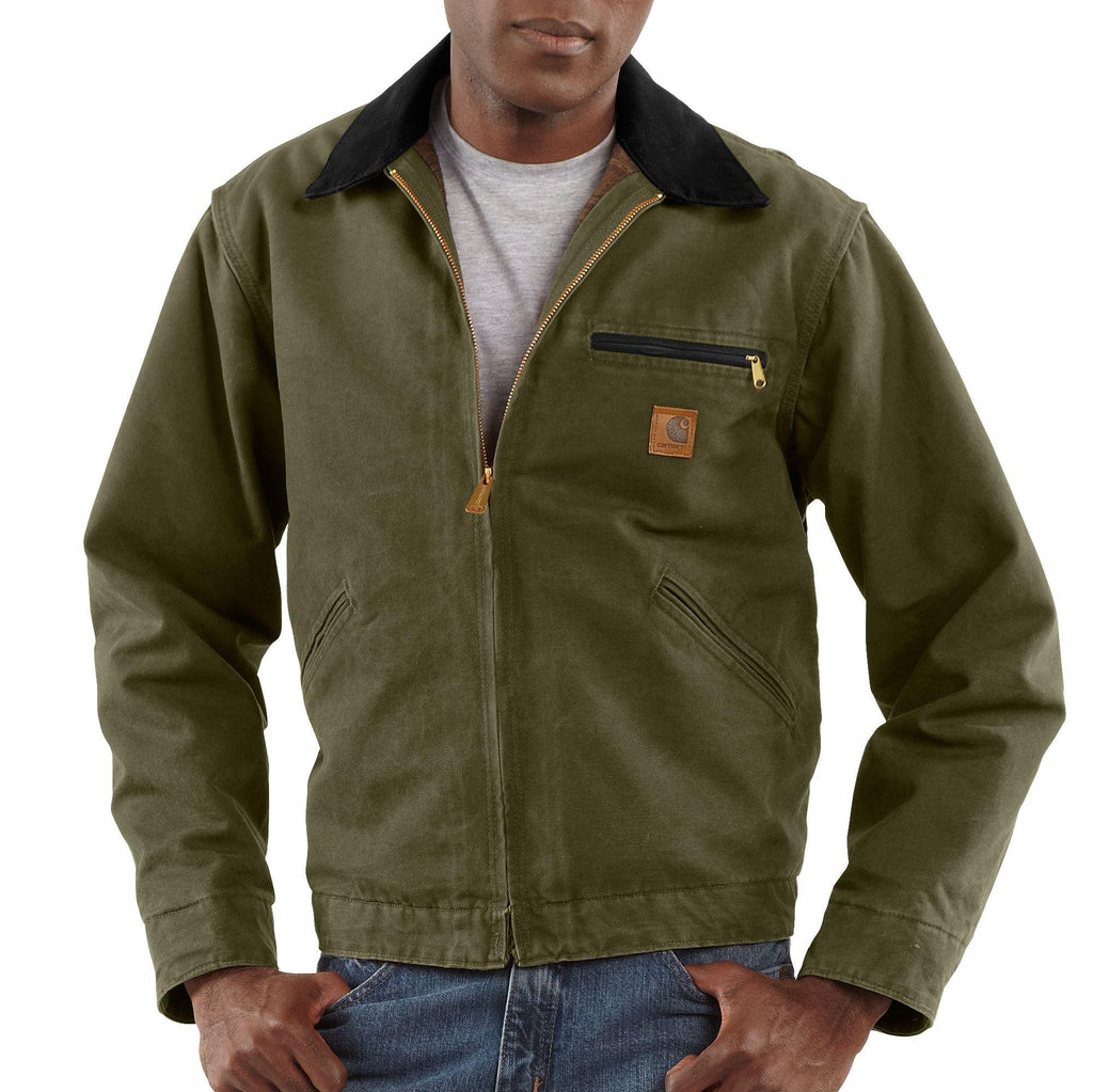 Carhartt Detroit Jacket Blanket Lined Sandstone