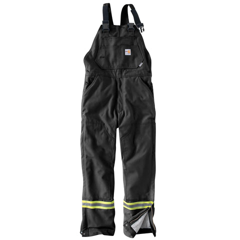 Carhartt FR Striped Duck Bib Lined Overall