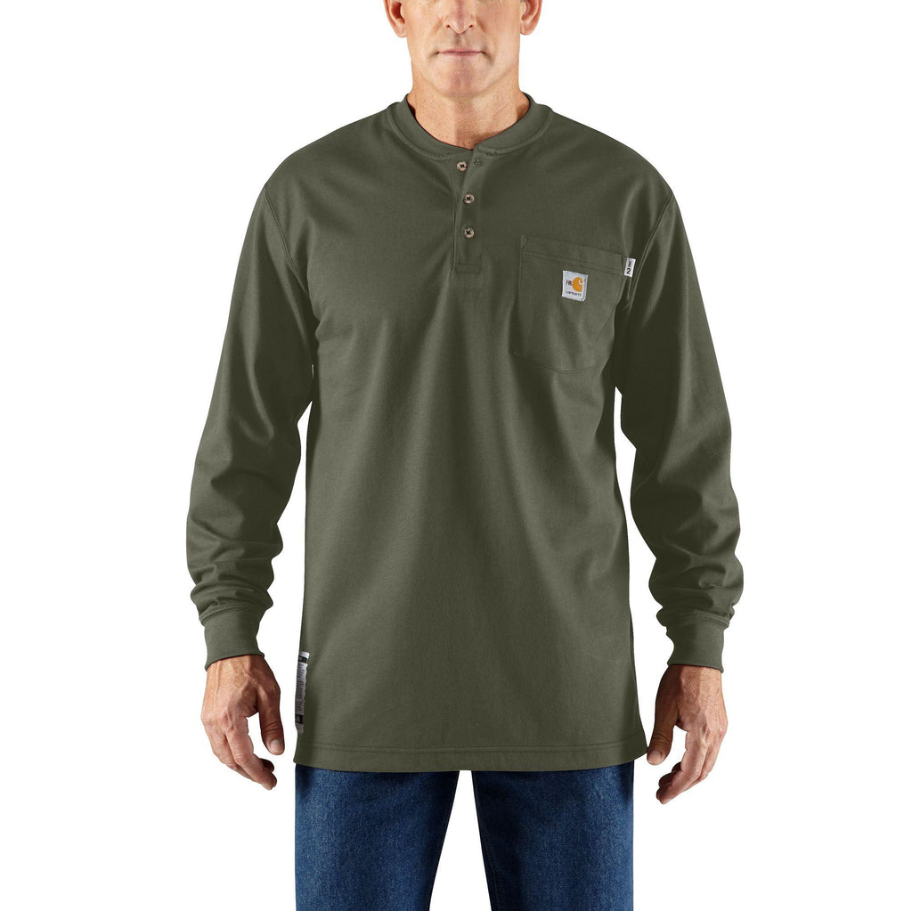 Carhartt FR Force Cotton LS Henley