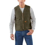 Carhartt Rugged Vest Sherpa Lined Sandstone