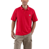 Carhartt Contractors Work Pkt Polo Org Fit