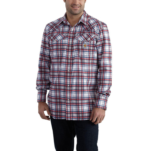 Carhartt FR Snap Front Plaid Shirt