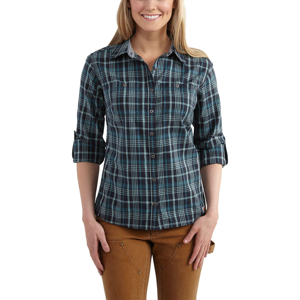 Carhartt Dodson Button Front Plaid Shirt