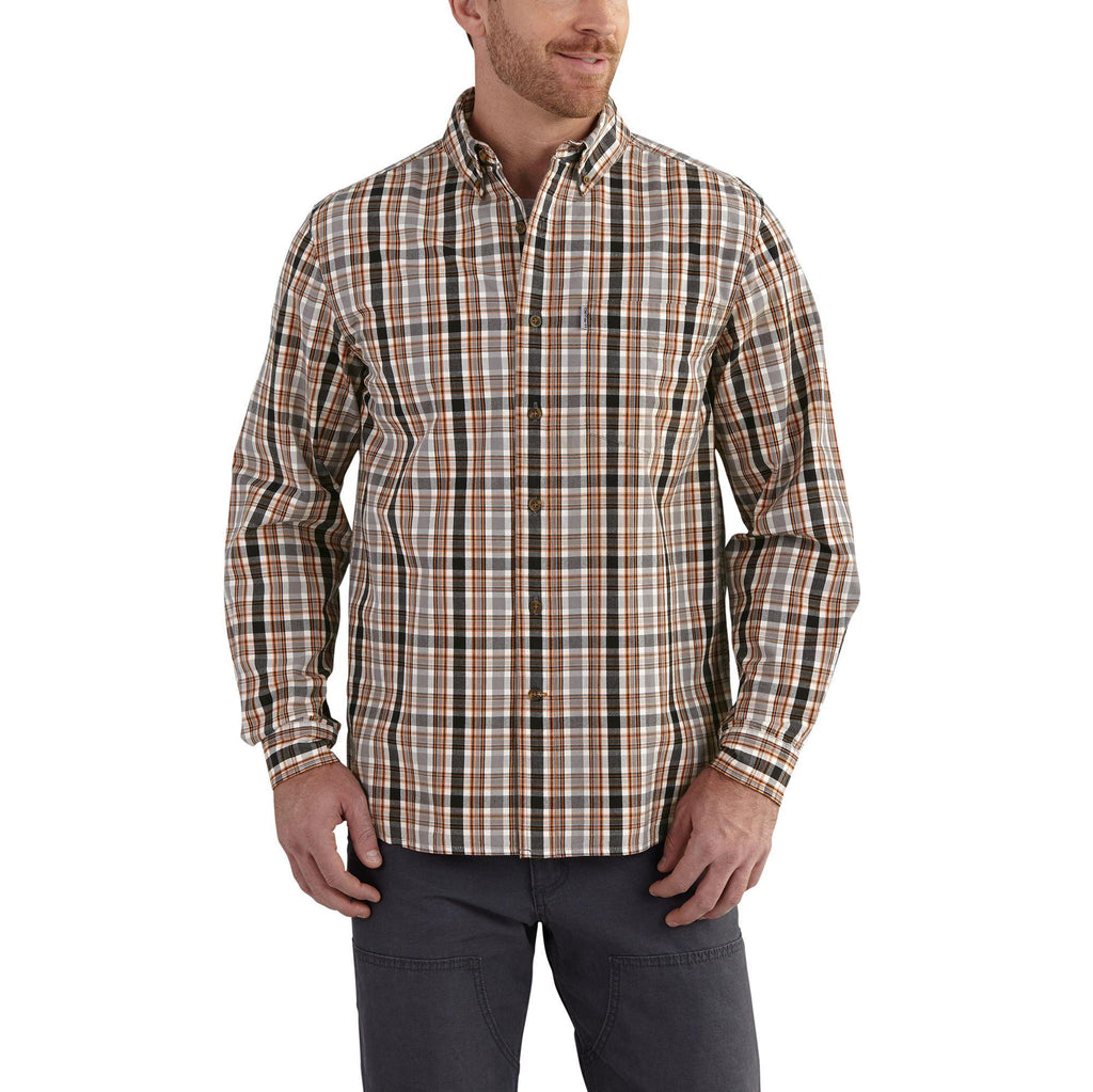 Carhartt Essential Plaid Button Down LS Shirt