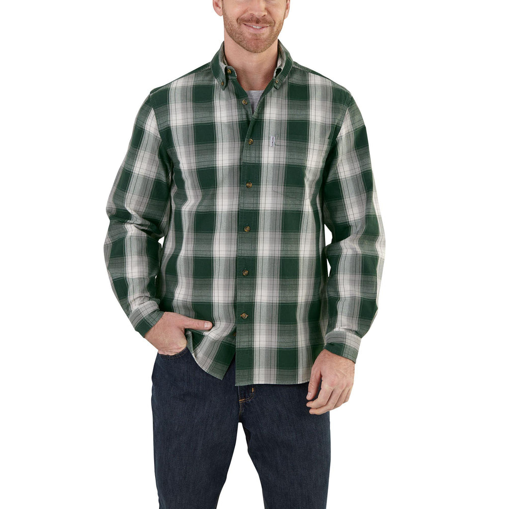 Carhartt Essential Plaid Button Down LS Shirt