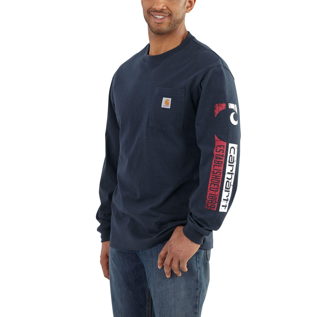 Carhartt Wrkwear Grphc 1889 Accent LS Tshrt