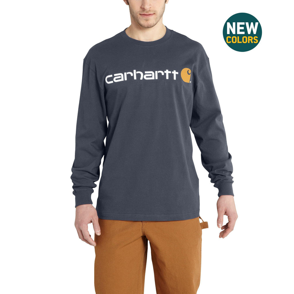 Carhartt Signature Logo MW Jersey LS TShirt Gphc