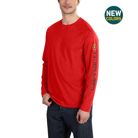 Carhartt Force Cotton Delmont Sleeve Gphc Tshrt