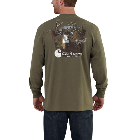 Carhartt Workwear Grphc Fall Hntng LS Pkt Tshrt