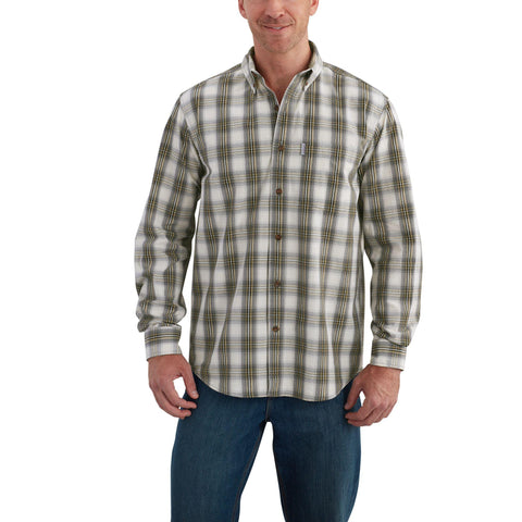 Carhartt Essential Plaid Button Down LS Shirt