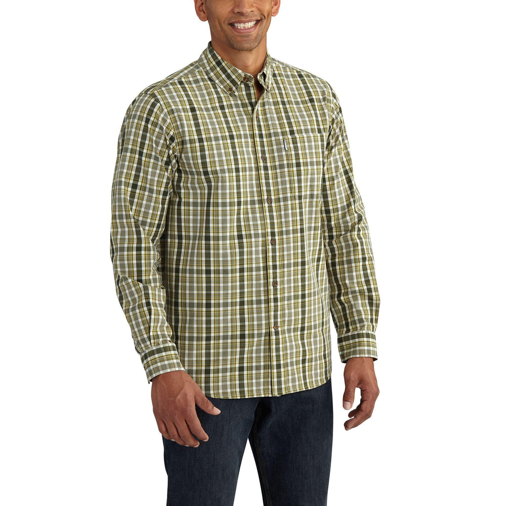 Carhartt Essential Plaid Button Down LS Shirt